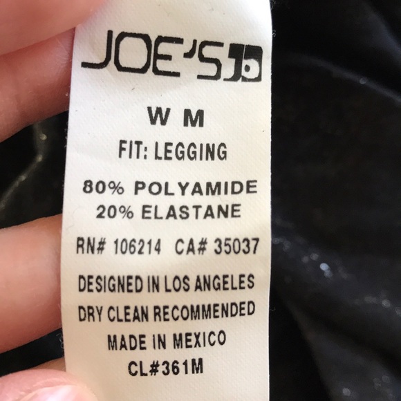 Joes black sparkly legging - Picture 5 of 5